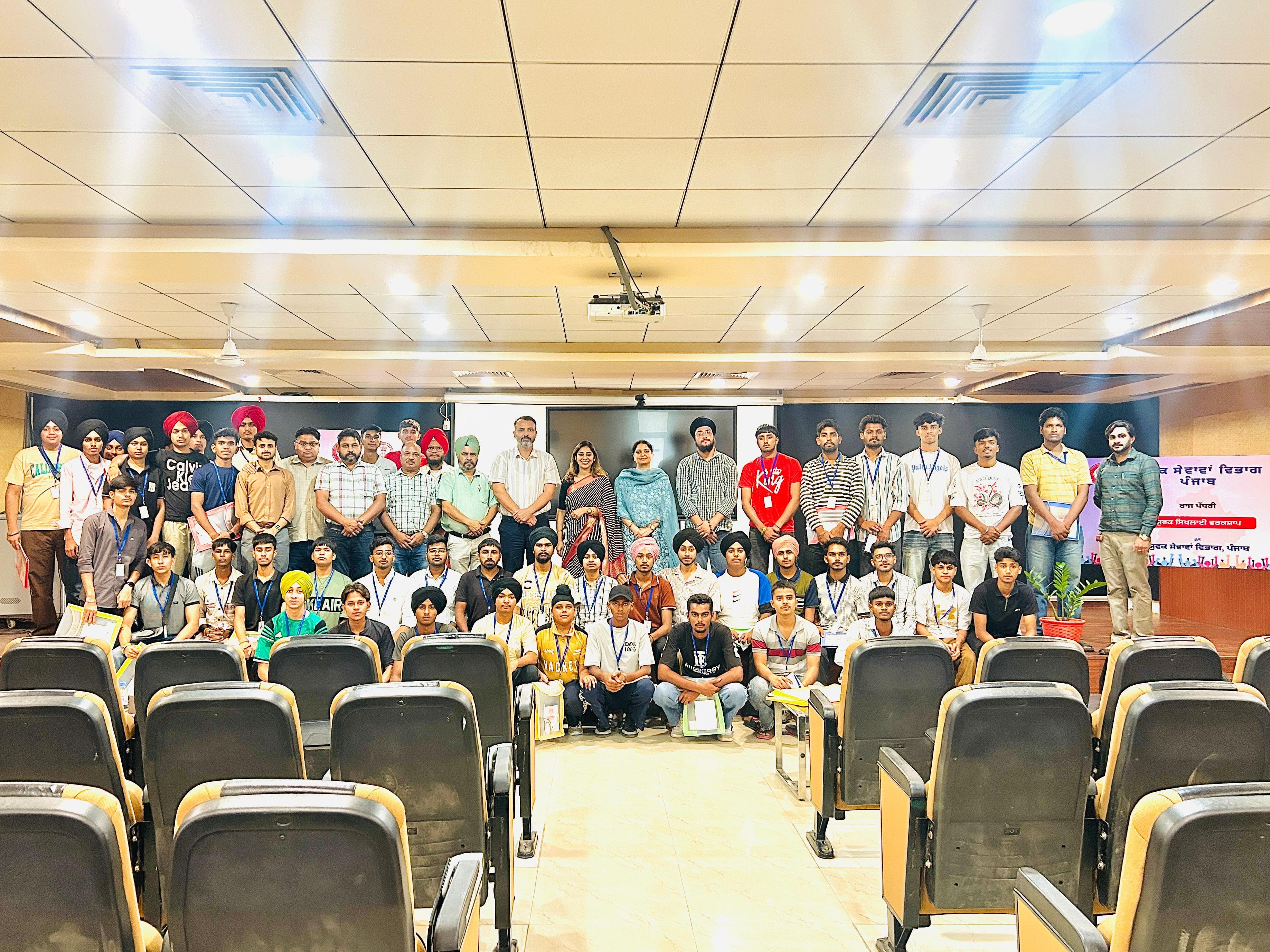 Students participated in the state-level youth training workshop